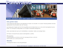 Tablet Screenshot of panorama-restaurant.at